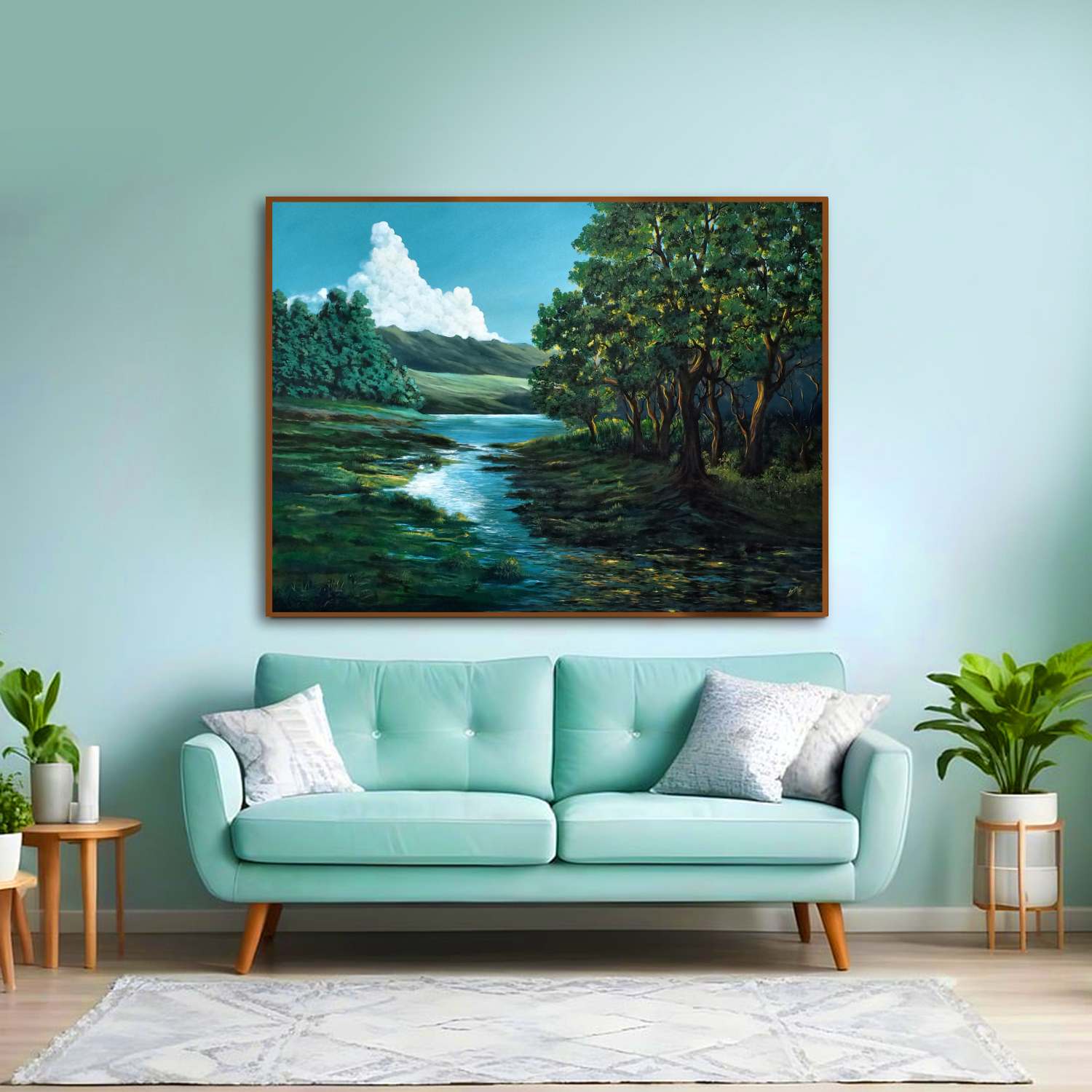 Artwork room view
