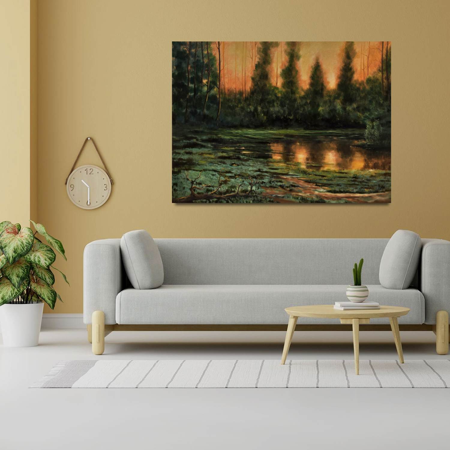 Artwork room view