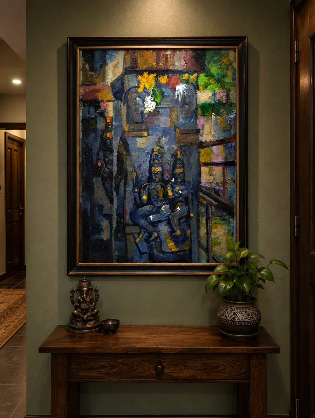 Artwork room view