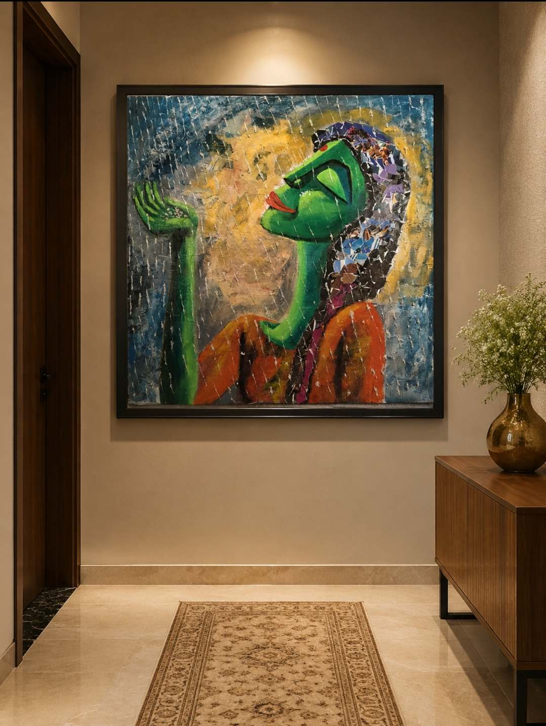 Artwork room view