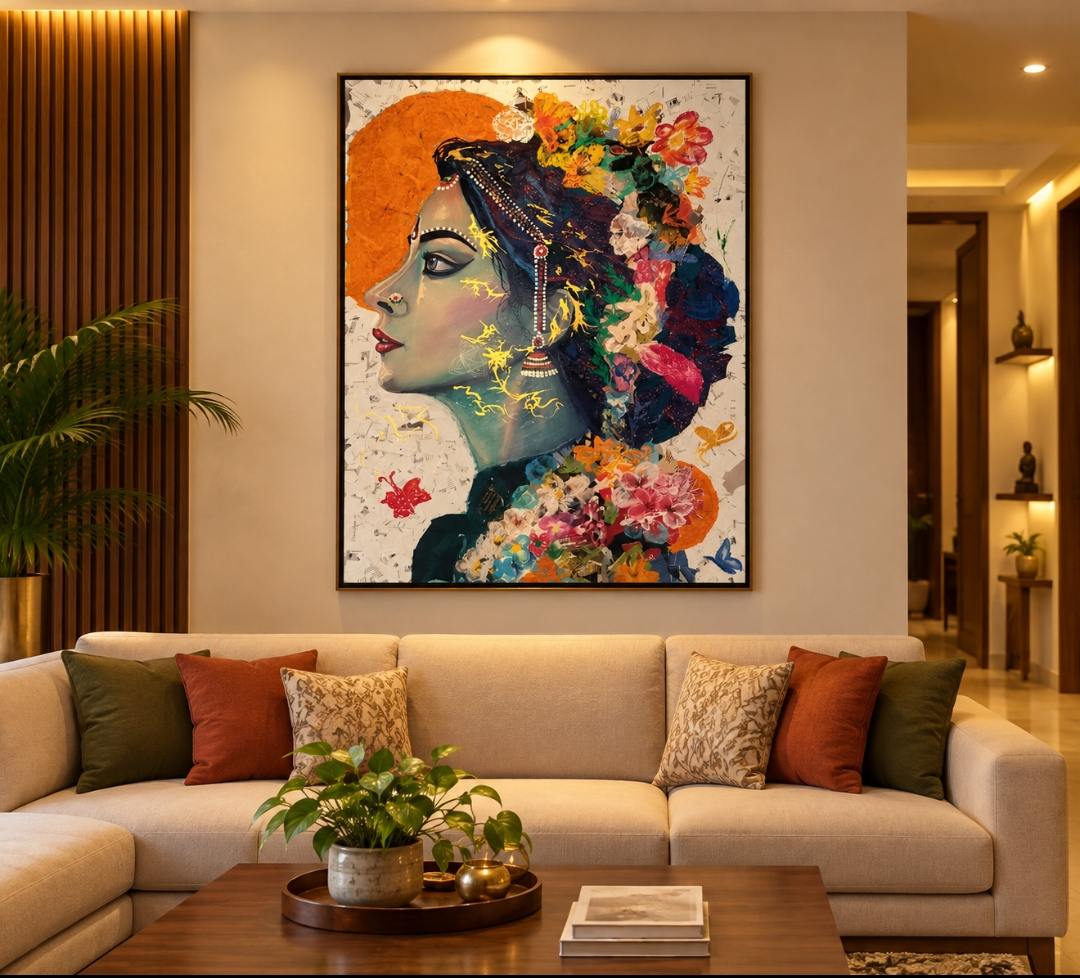 Artwork room view