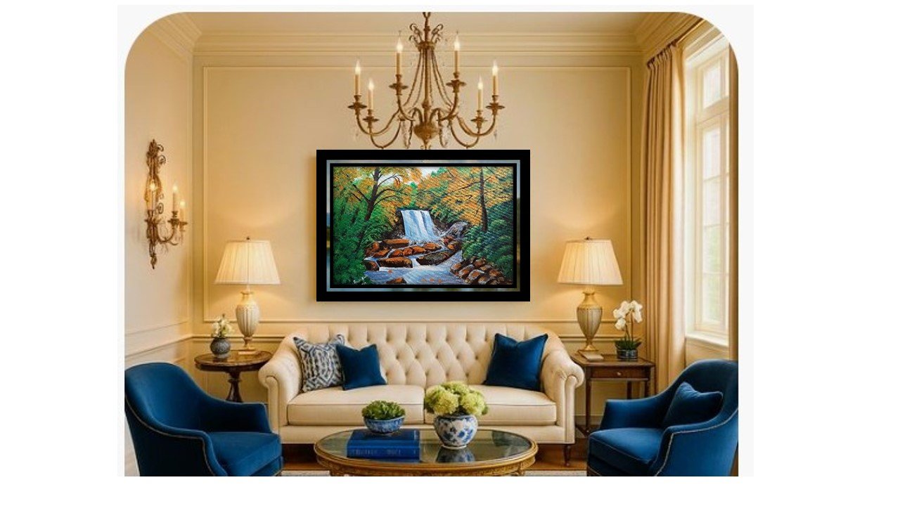 Artwork room view