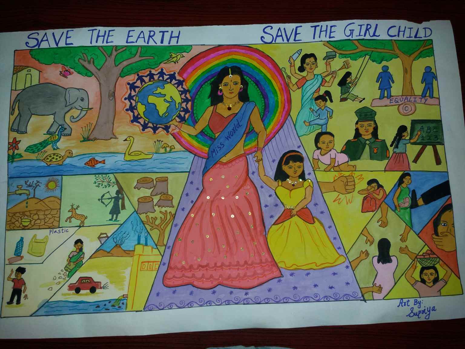 Save the Earth - Save Girl Child