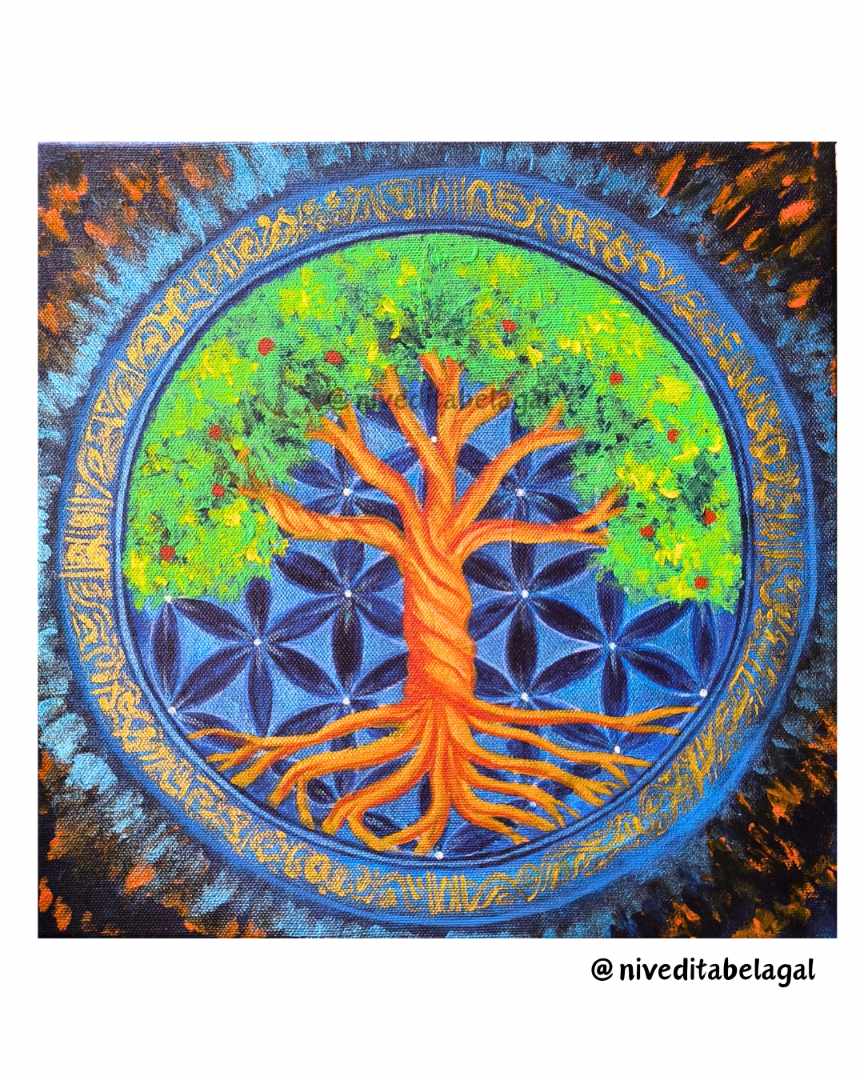 Tree and Flower of life - Chakra Vriksha Mandala