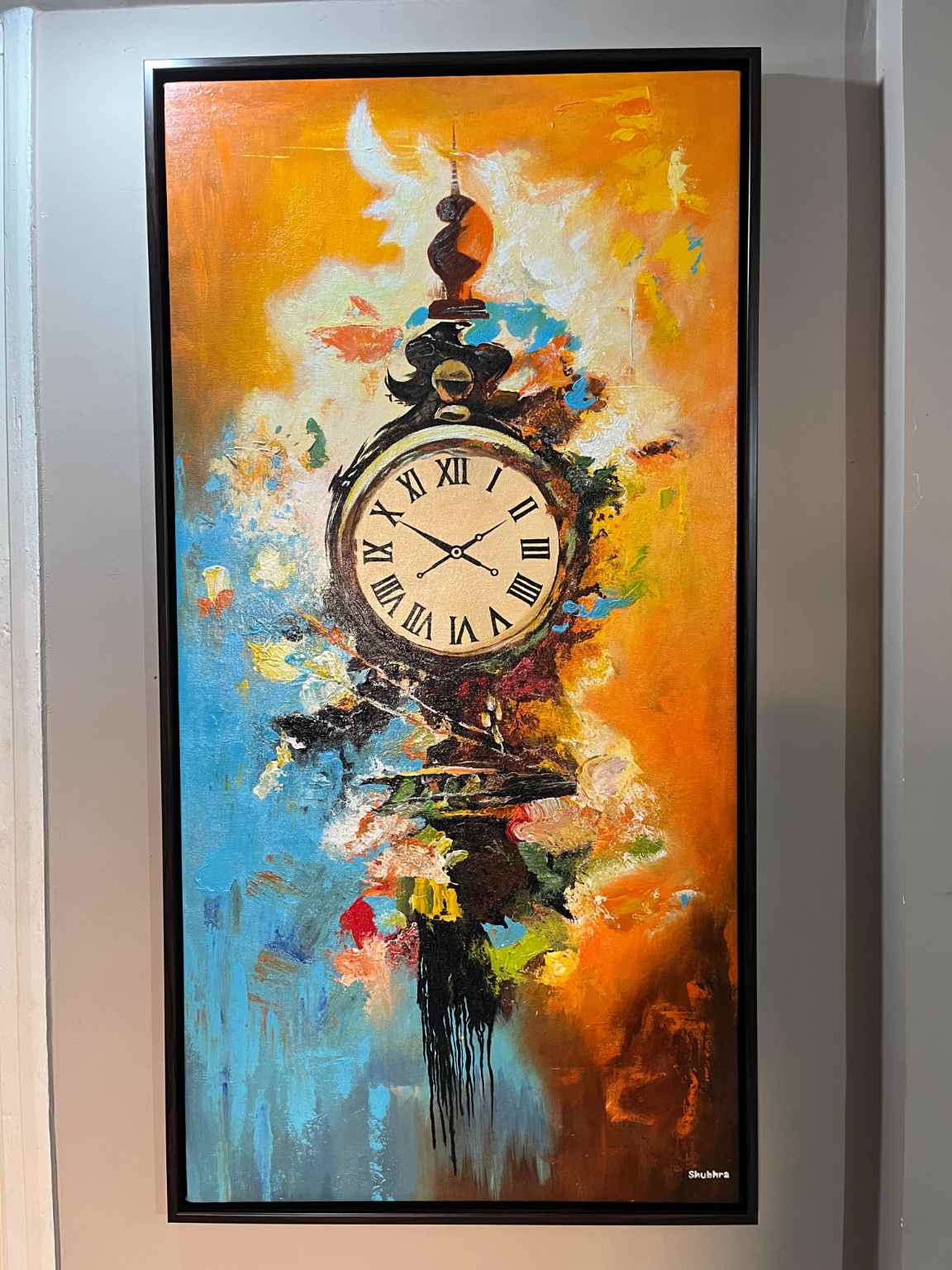 "Time Stands Still, But Emotions Flow"
