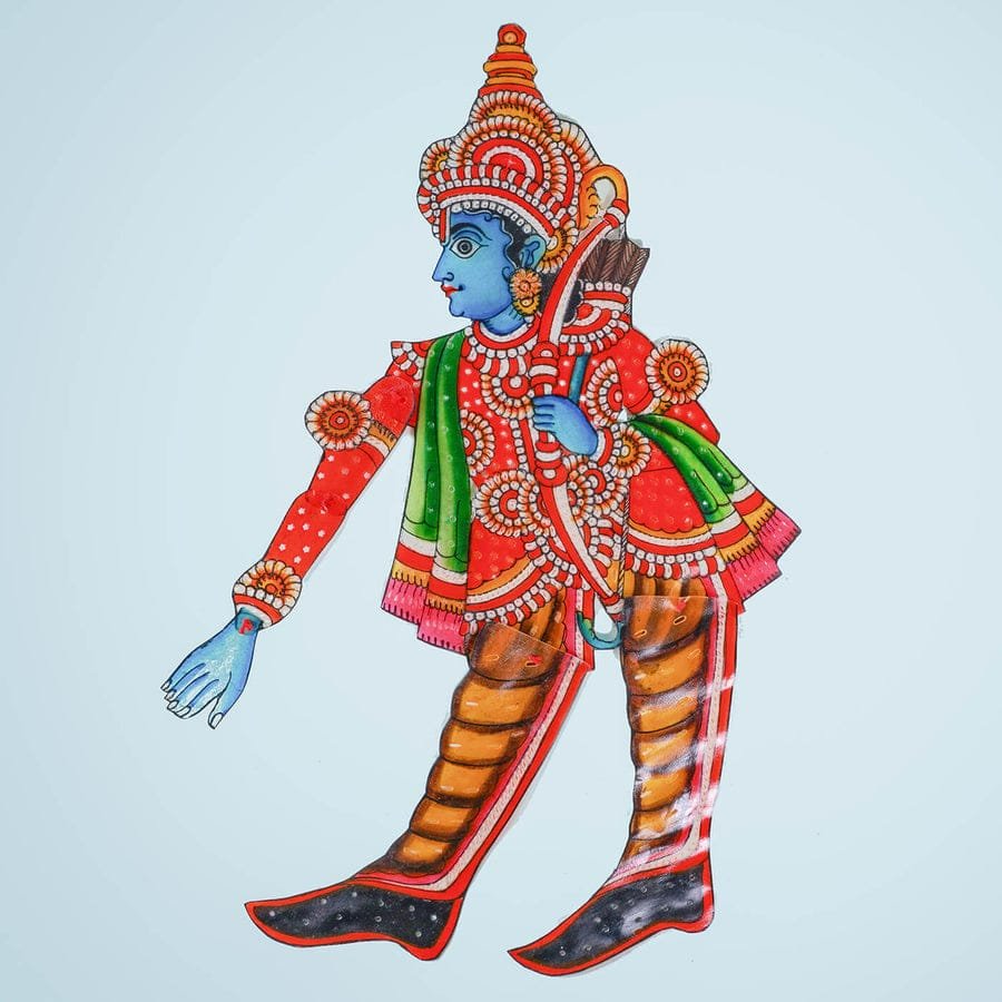 Sri Rama– Traditional Tholu Bommalata Leather Puppet