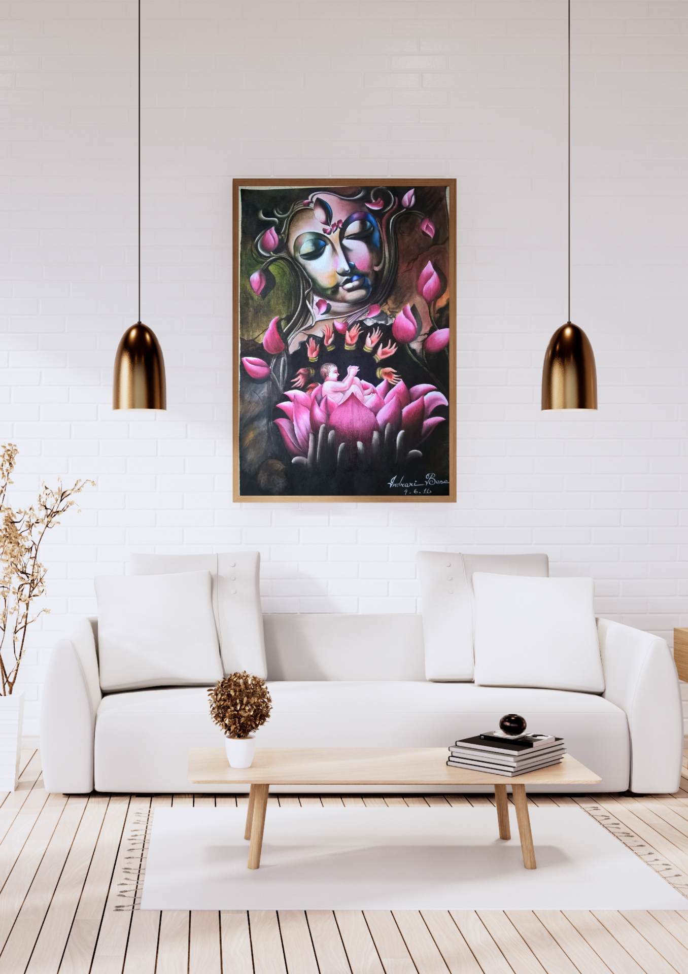 Artwork room view