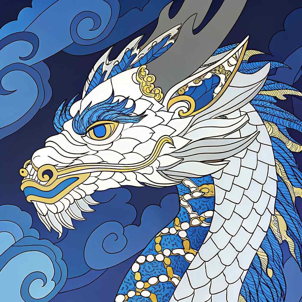 Celestial Porcelain Dragon