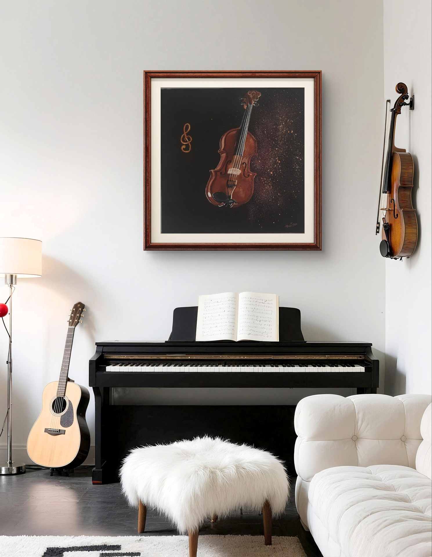 Artwork room view