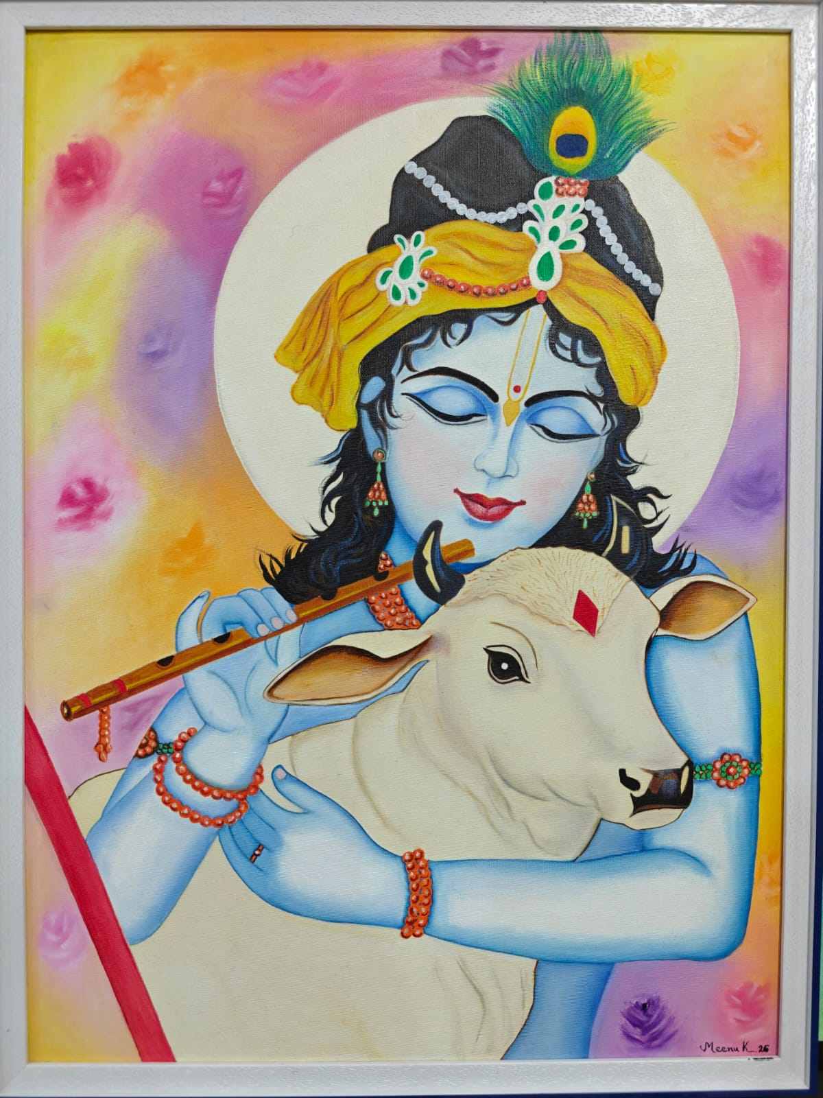 Krishna with cow