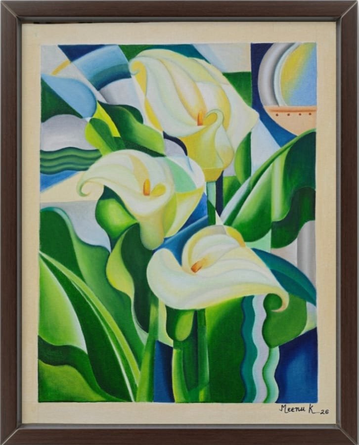 Abstract Cala Lilies