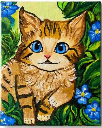 Blue-Eyed Kitten