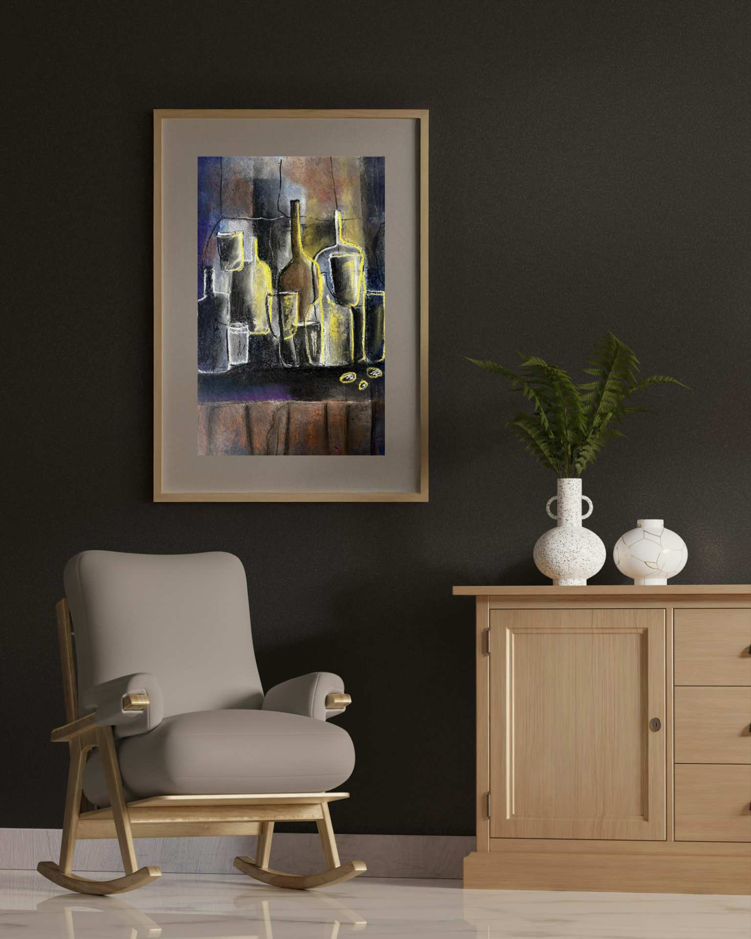 Artwork room view