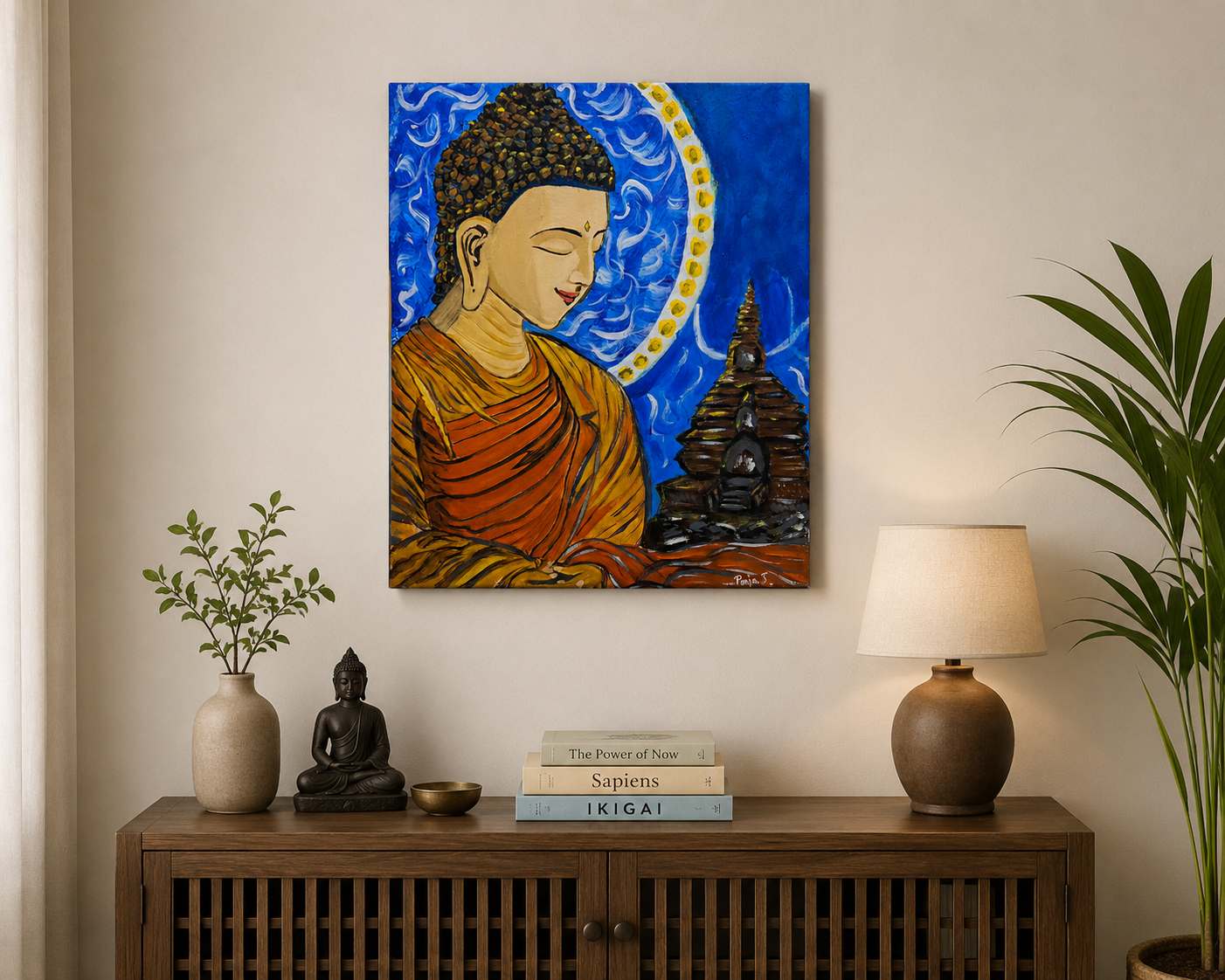 Artwork room view