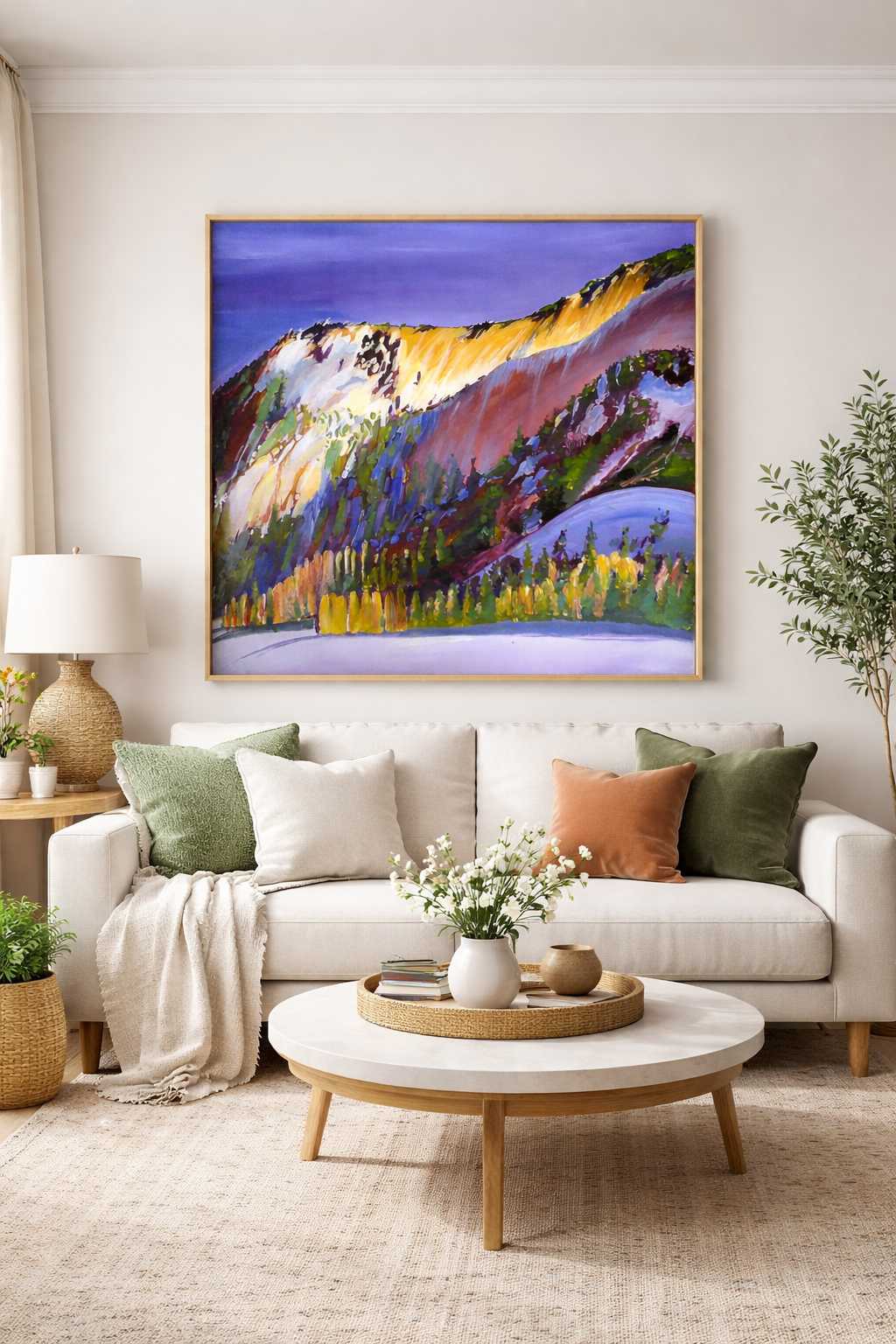 Artwork room view