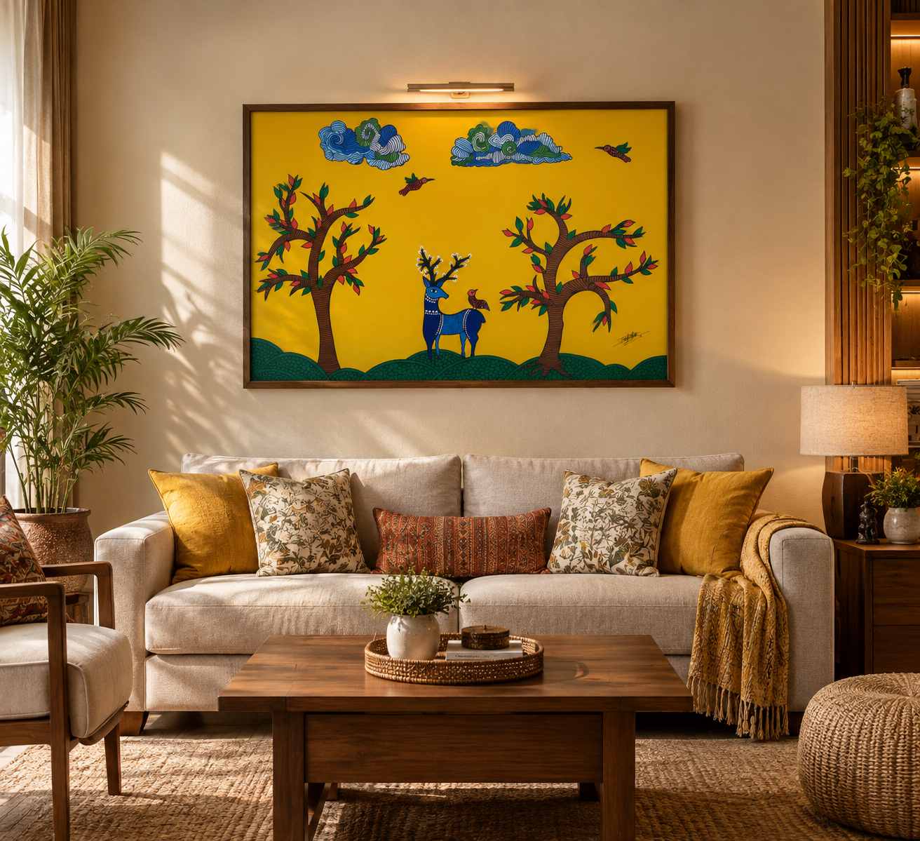 Artwork room view