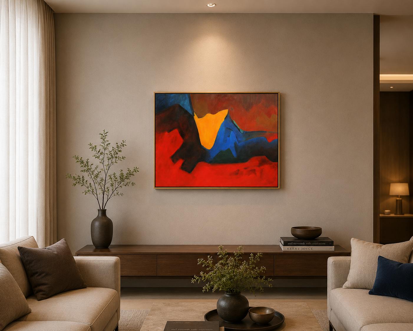 Artwork room view