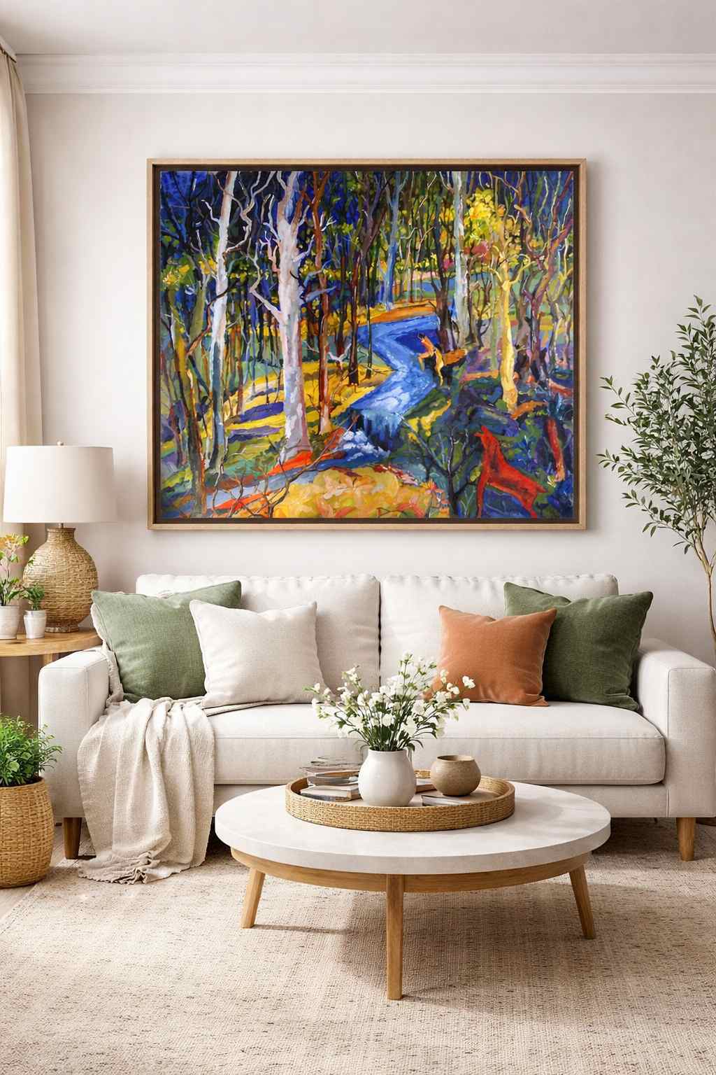 Artwork room view