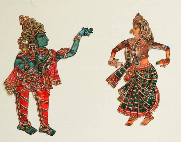 Rama Sita Leather Puppets