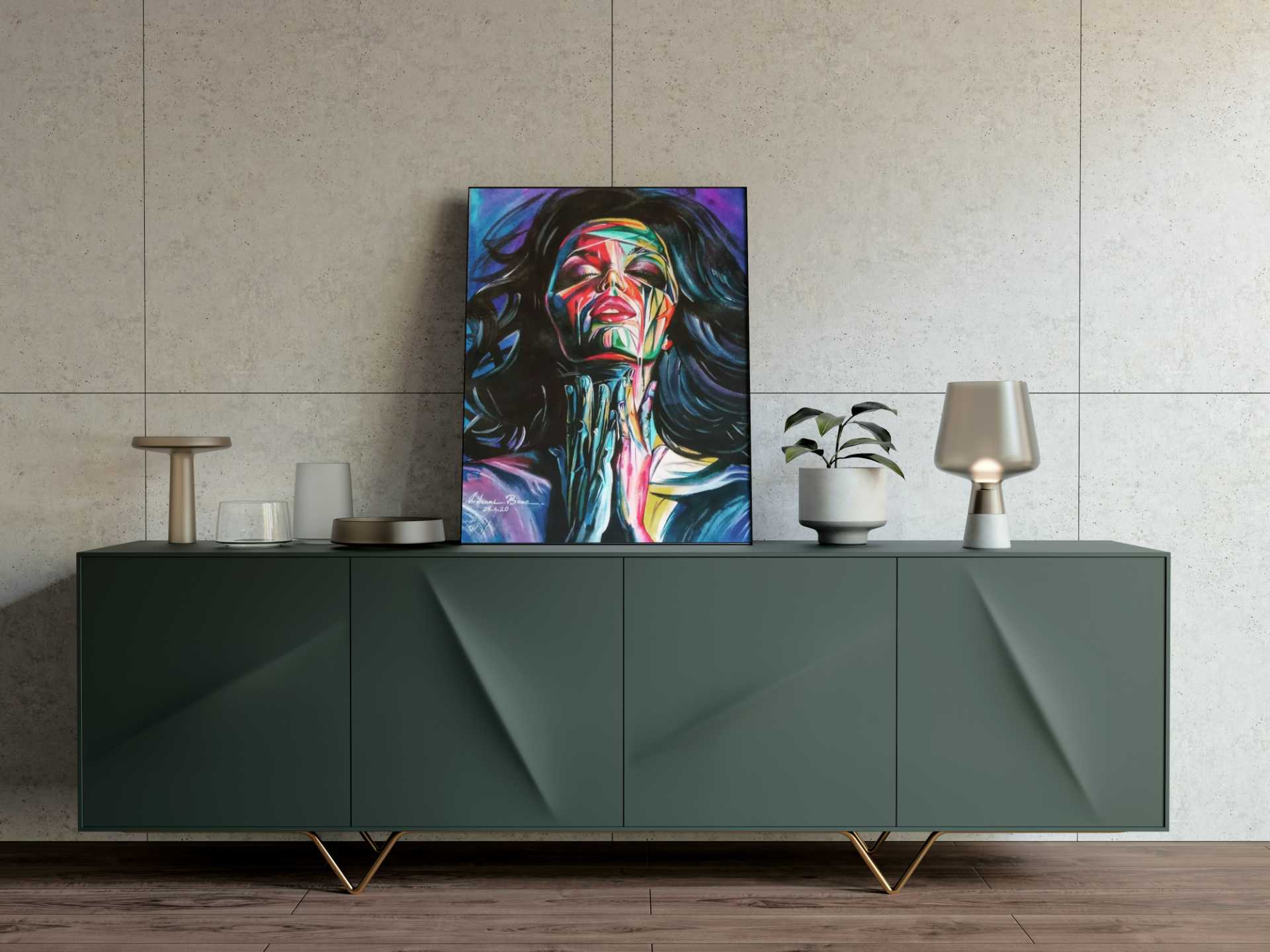 Artwork room view