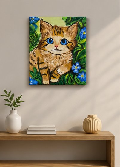 Artwork room view