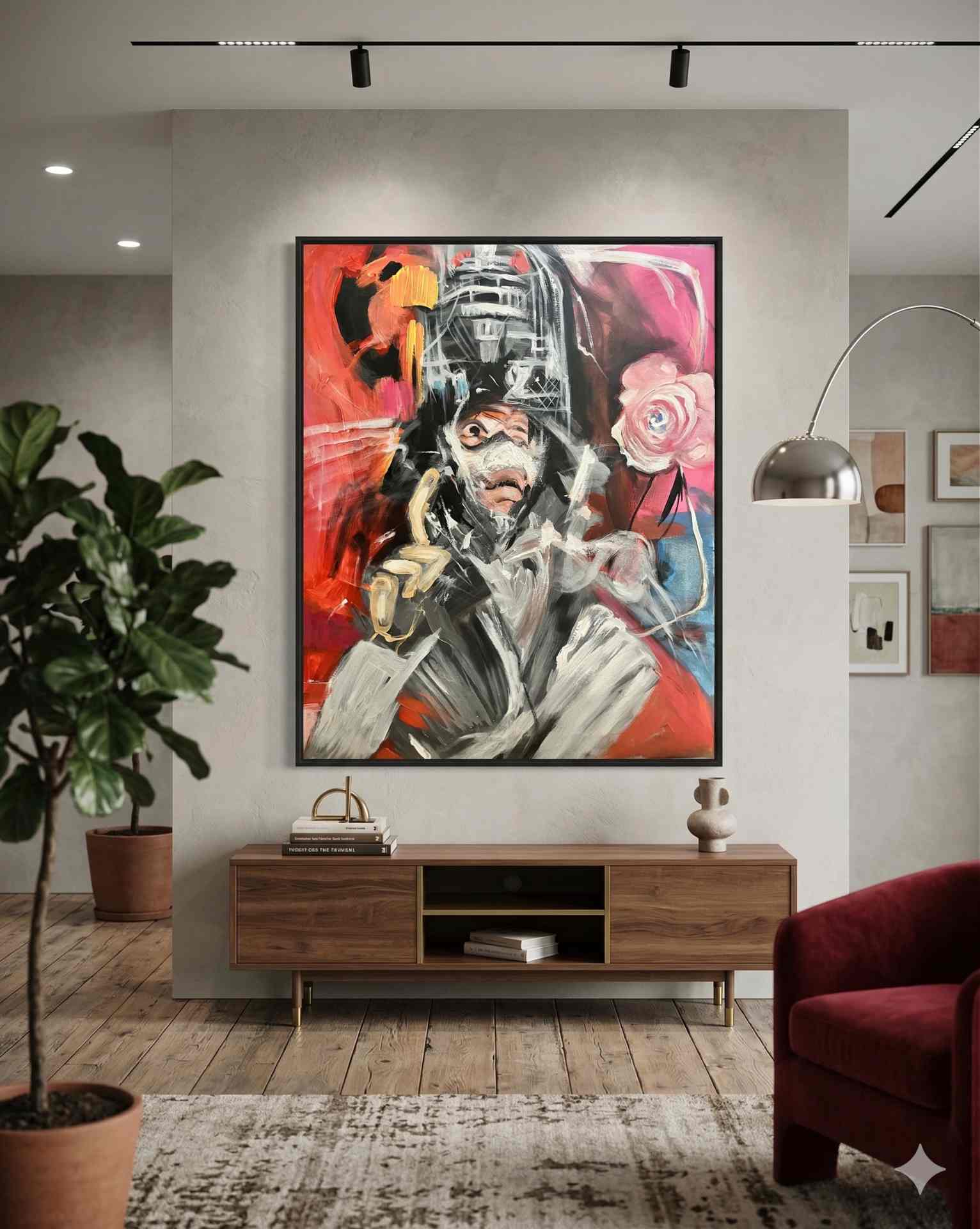 Artwork room view