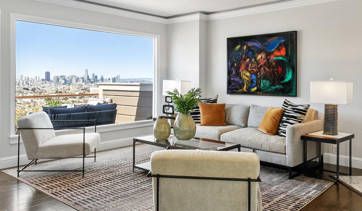 Artwork room view
