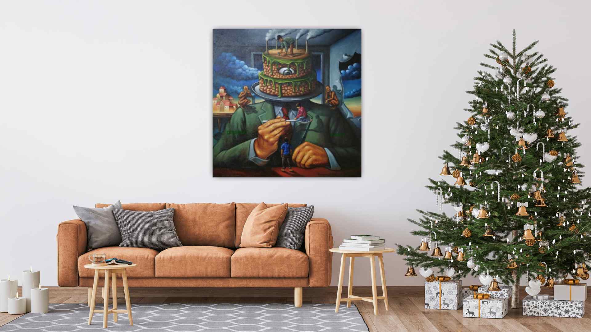 Artwork room view