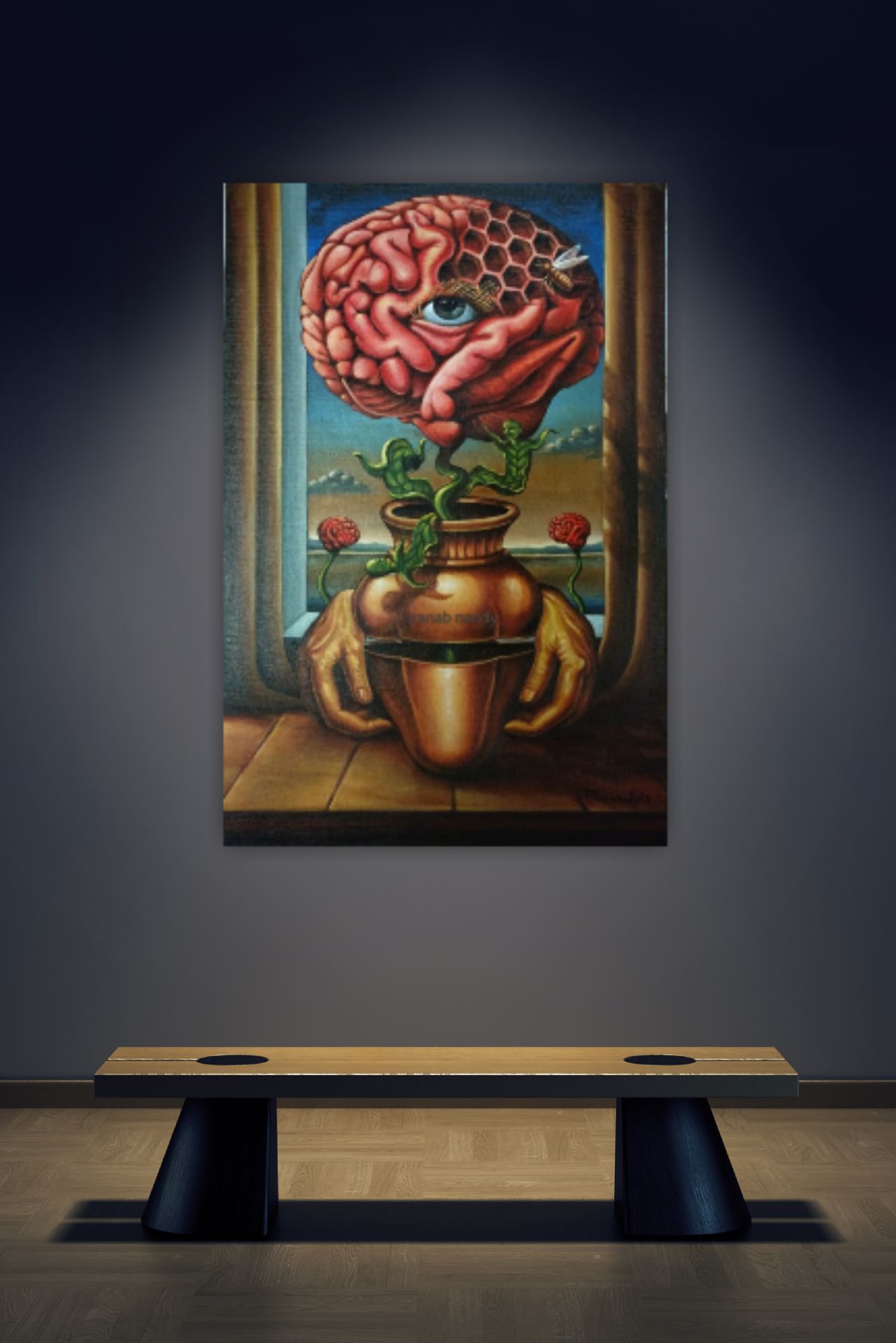 Artwork room view